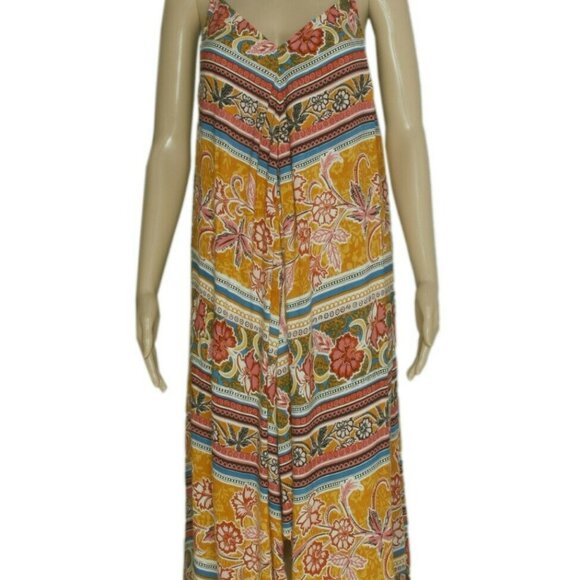 Old Khaki TALULAH DRESS Floral Printed Strap Asymmetrical M 8 - Picture 4 of 7